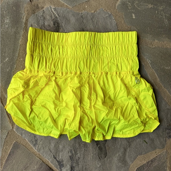 New🌟Free People Movement - The Way Home Shorts-Yellow - Picture 9 of 9